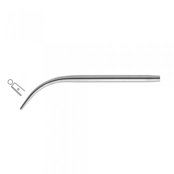Suction Tube Stainless Steel, 18 cm - 7" Diameter 2.5 mm Ø